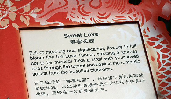 Sentosa Flowers 2012 - Sweet Love