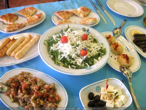 Wide array of Turkish cuisine Wide array of Turkish cuisine