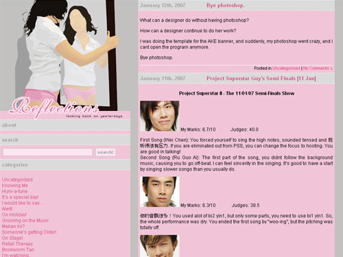 The copycat site, justjasmine.net, changes its design after being found out The copycat site, justjasmine.net, changes its design after being found out