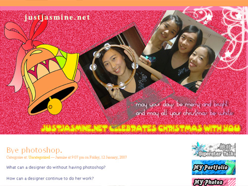 The copycat site, justjasmine.net, changes its design for the second time after being found out The copycat site, justjasmine.net, changes its design for the second time after being found out