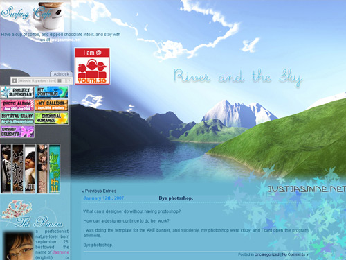The copycat site, justjasmine.net The copycat site, justjasmine.net