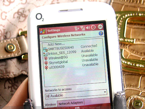 Connected to wireless network on the bus Connected to wireless network on the bus
