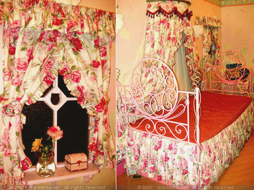 hello kitty bedroom curtains