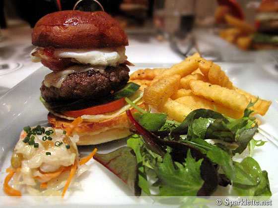 Wagyu beer burger