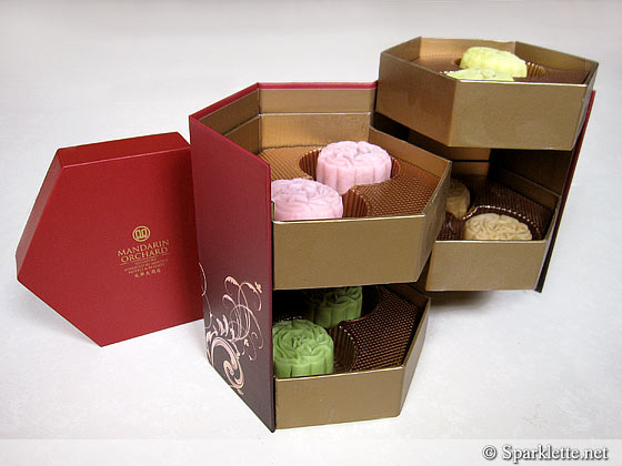 Snowskin mooncakes from Mandarin Orchard Singapore