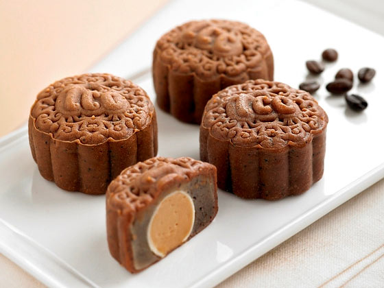 Cappuccino mini snowskin mooncakes from tcc, Singapore