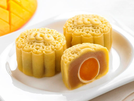 Mango mini snowskin mooncakes from tcc, Singapore