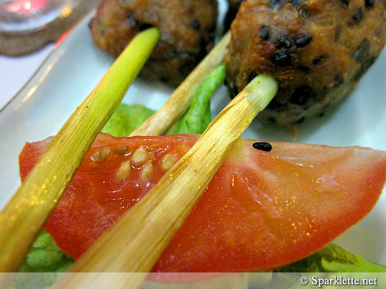 Lemongrass skewers