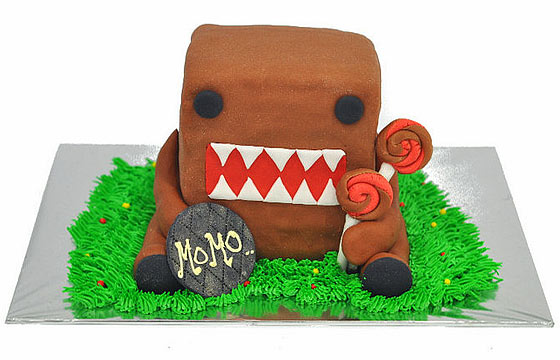 Domo-Kun-shaped cake from Metrocakes, Singapore