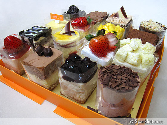 Mini cakes from Metrocakes, Singapore