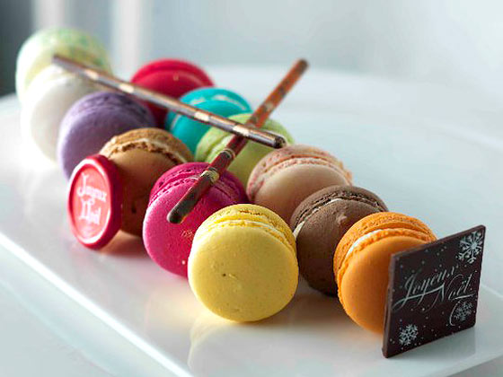 Christmas macarons from 1 Caramel, Singapore