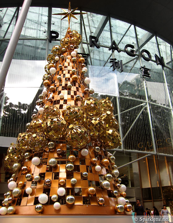 Christmas tree at Paragon Shopping Centre, Singapore