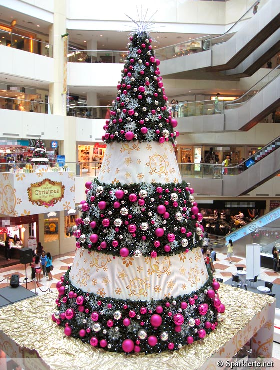 Christmas tree at Paragon Shopping Centre, Singapore