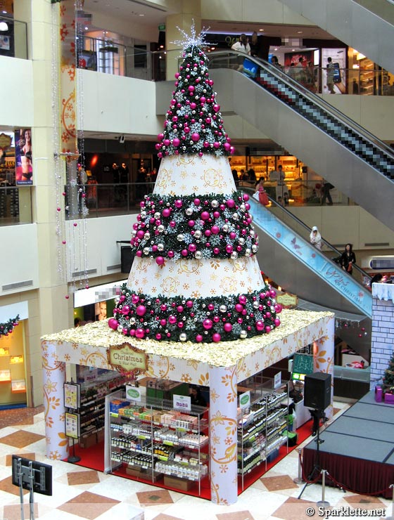 Christmas tree at Paragon Shopping Centre, Singapore