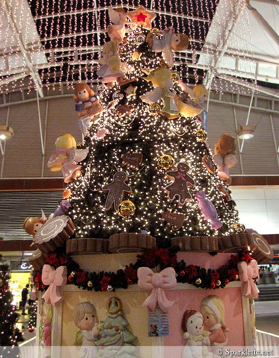 Precious Moments Christmas tree at Jurong Point, Singapore