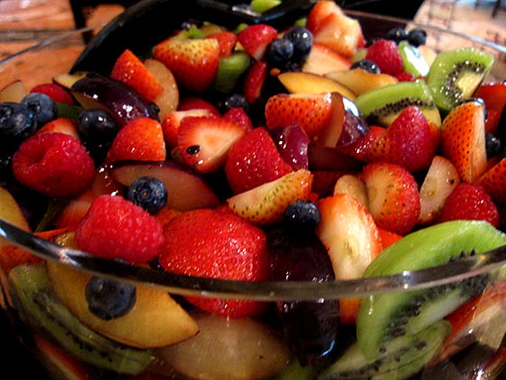 Fresh fruits and berries