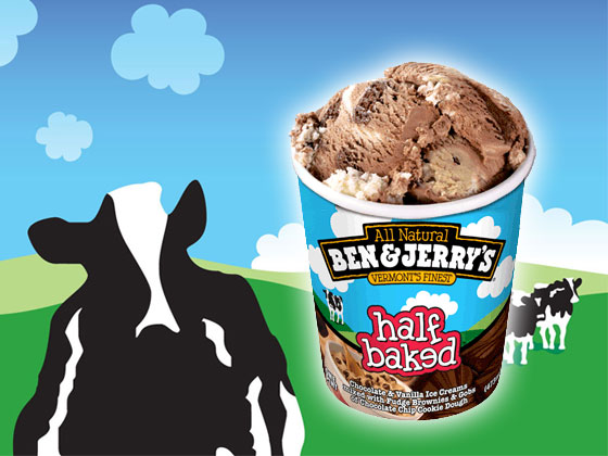 Ben & Jerry's Half Baked ice cream