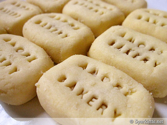 Chinese New Year pineapple bar cookies