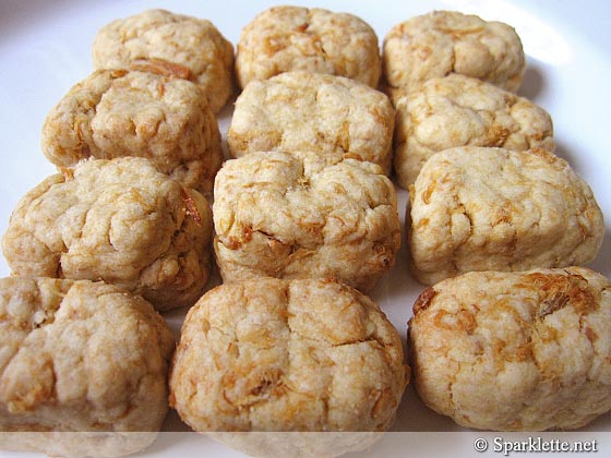 Chinese New Year pork floss cookies