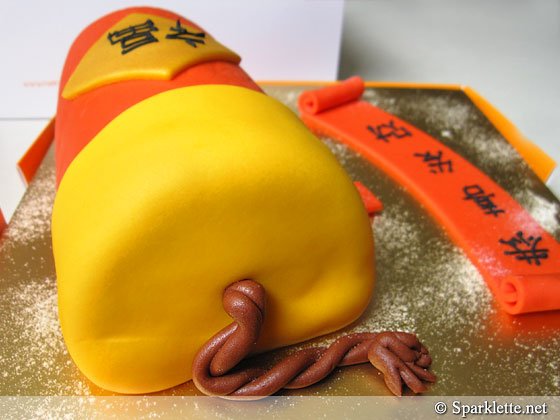 Chinese New Year goodies - 3D cake from MetroCakes, Singapore