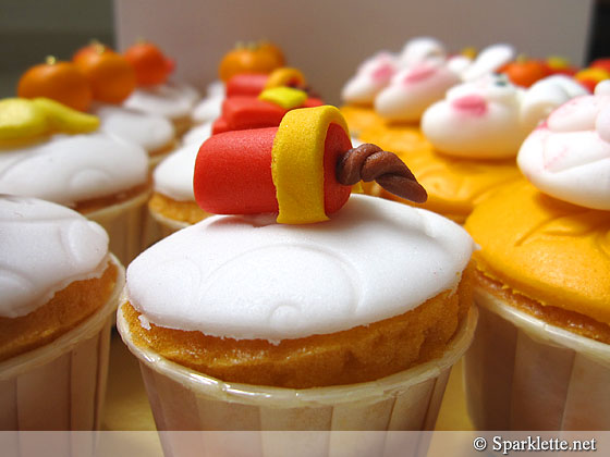 Chinese New Year goodies - Cupcakes from MetroCakes, Singapore