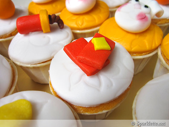 Chinese New Year goodies - Cupcakes from MetroCakes, Singapore