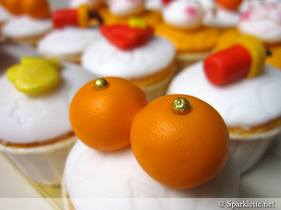 Chinese New Year goodies - Cupcakes from MetroCakes, Singapore