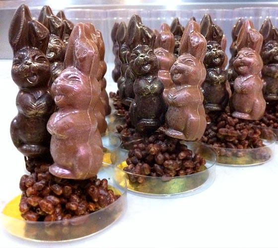 Chinese New Year rabbit-shaped chocolates from Jewels Artisan Chocolate, Singapore