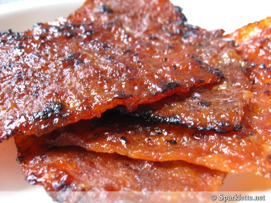 Bak Kwa (pork jerky) from Kim Hwa Guan, Chinatown, Singapore