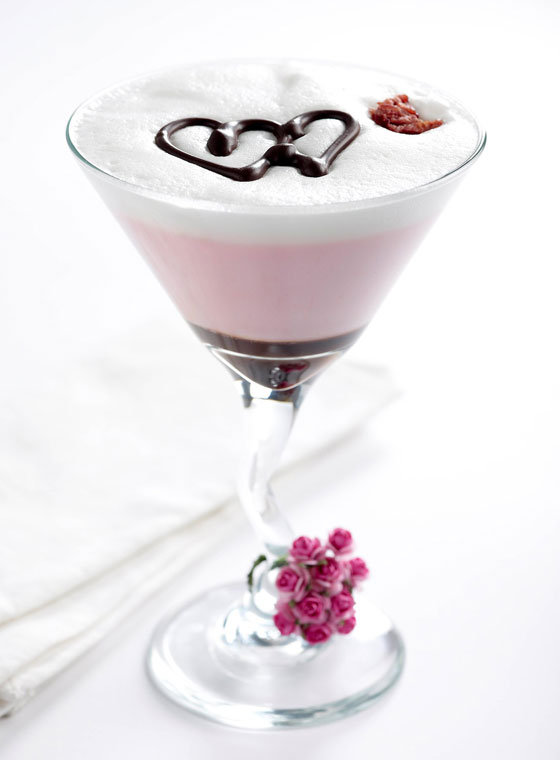 Sweet Sensation Valentine's Day drink from tcc, Singapore