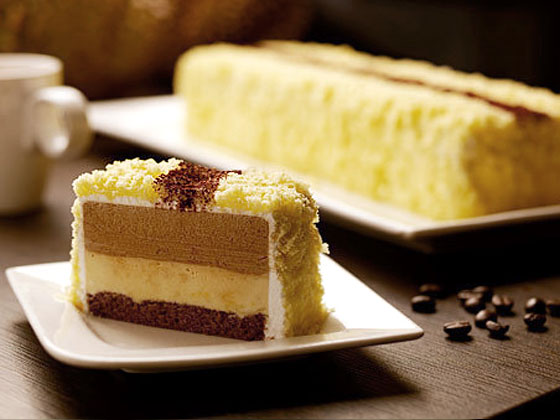 Durian cappuccino cake at Durian Fiesta, Goodwood Park Hotel, Singapore