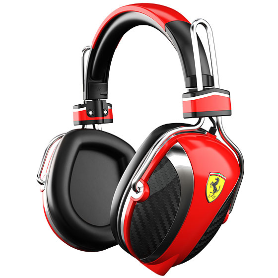 Ferrari Scuderia P200 headphones by Logic3