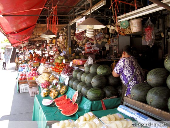 Fruit stalls in Chiang Mai, Thailand