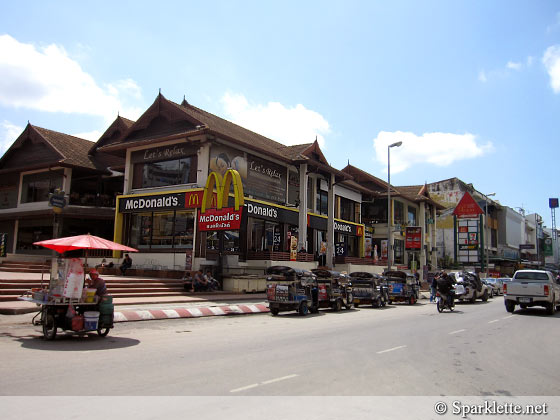 McDonald's fast food restaurant in Chiang Mai, Thailand