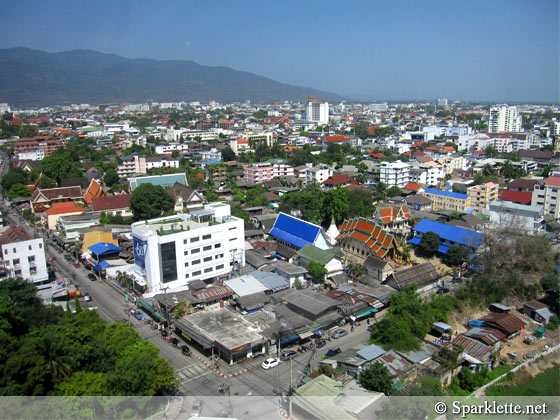 Chiang Mai, Thailand, view from Centara Duangtawan Hotel