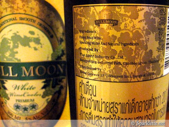 Full Moon Wine Coolers from Thailand