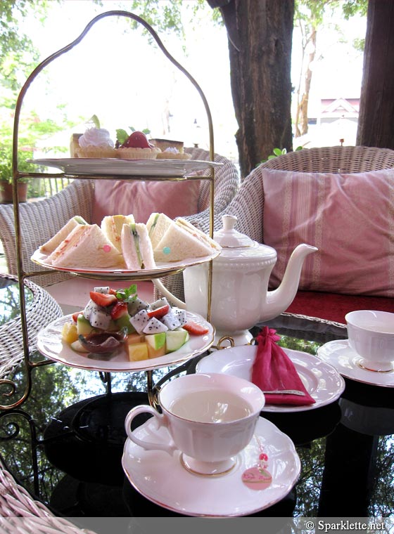 High tea at Vieng Joom On Teahouse, Chiang Mai, Thailand