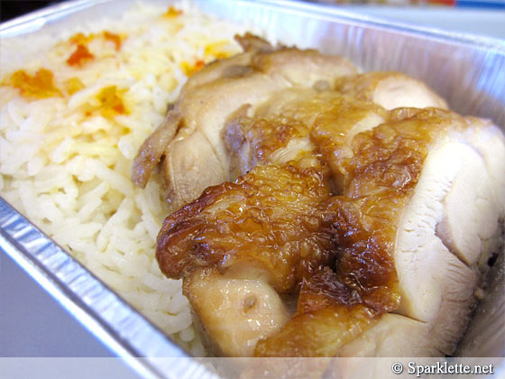 AirAsia meals on board – Uncle Chin's chicken rice