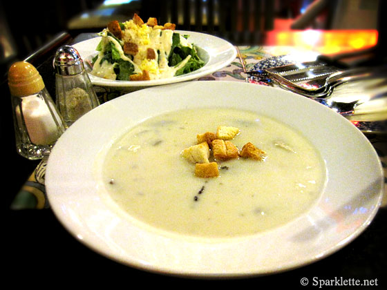 Cream of mushroom soup