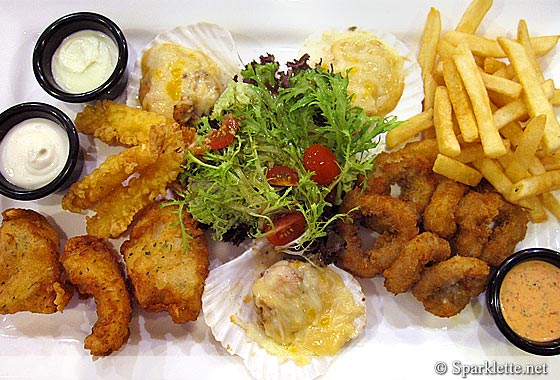 Seafood platter