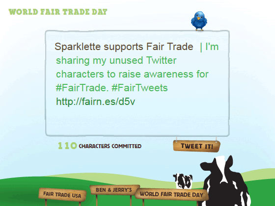 Ben & Jerry's Fair Tweets for World Fair Trade Day
