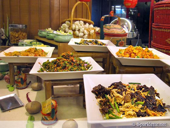 Mixed Peranakan dishes