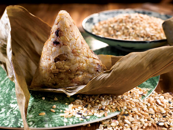 Dumpling with organic mixed grains