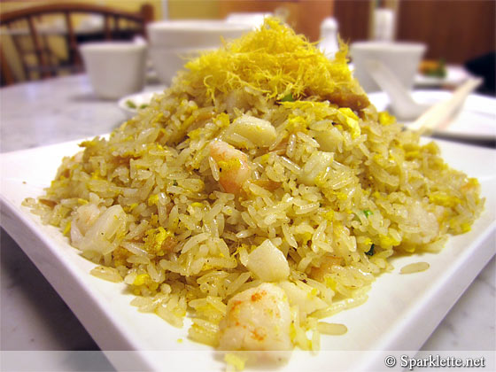 Seafood fried rice from Yum Cha Restaurants, Singapore