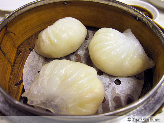 Prawn dumplings from Yum Cha Restaurants, Singapore