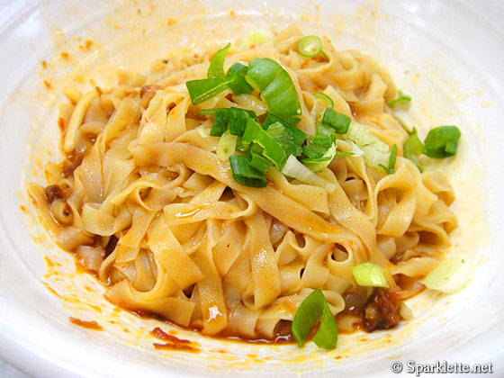 Mee pok flat noodles from Ah Koong Restaurant, Malaysia