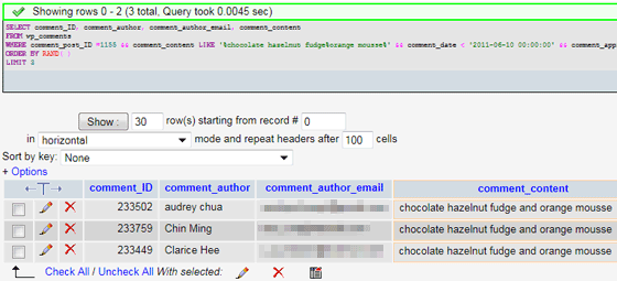 Random selection SQL Query