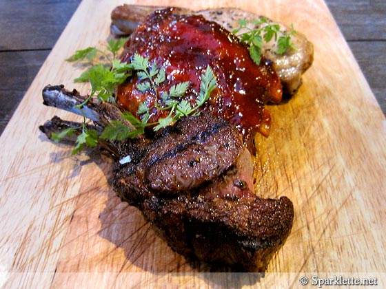 Braised lamb ribs