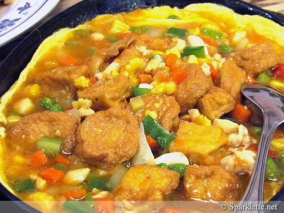 Hot plate beancurd