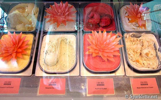 Assorted ice cream